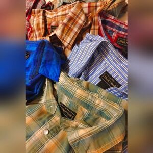 Mens Short-Sleeve Lightweight Snaps, Bundle of (8), High Noon XL TL, Ely & Blair